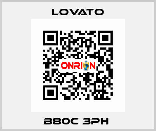 B80C 3PH  Lovato