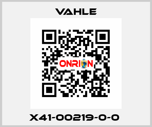 X41-00219-0-0  Vahle