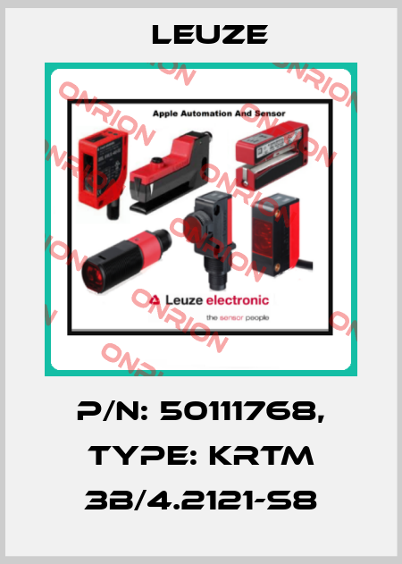 p/n: 50111768, Type: KRTM 3B/4.2121-S8 Leuze