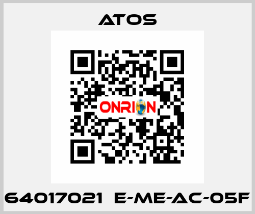 64017021  E-ME-AC-05F Atos