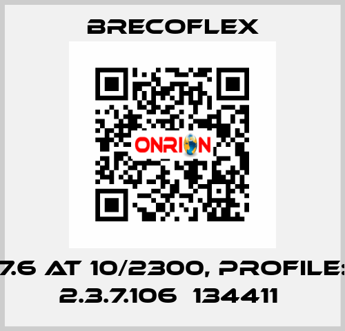 7.6 AT 10/2300, PROFILE: 2.3.7.106  134411  Brecoflex