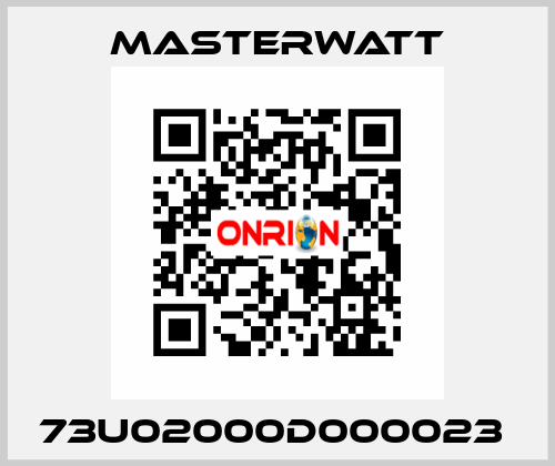 73U02000D000023  Masterwatt