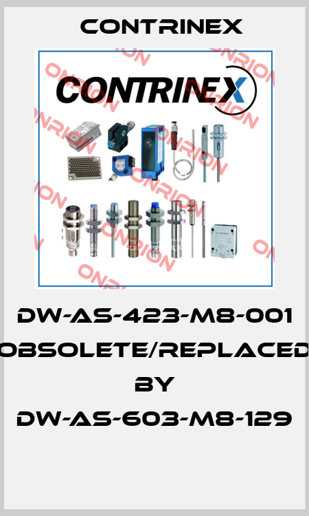 DW-AS-423-M8-001 obsolete/replaced by DW-AS-603-M8-129  Contrinex