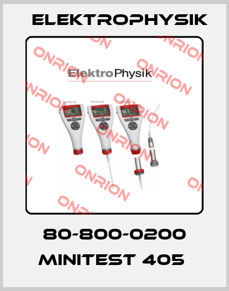 80-800-0200 MINITEST 405  ElektroPhysik