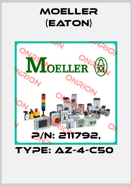 P/N: 211792, Type: AZ-4-C50  Moeller (Eaton)