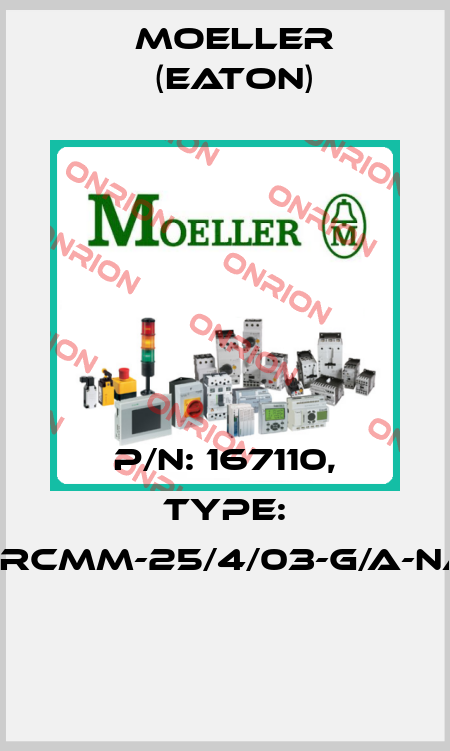 P/N: 167110, Type: FRCMM-25/4/03-G/A-NA  Moeller (Eaton)
