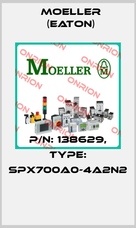 P/N: 138629, Type: SPX700A0-4A2N2  Moeller (Eaton)