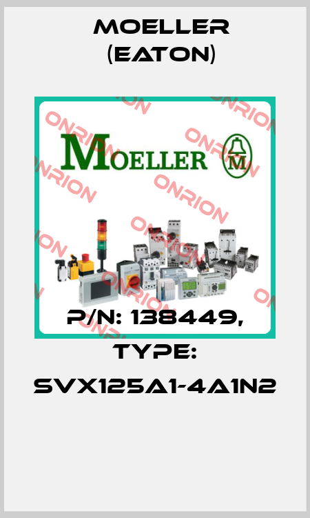 P/N: 138449, Type: SVX125A1-4A1N2  Moeller (Eaton)