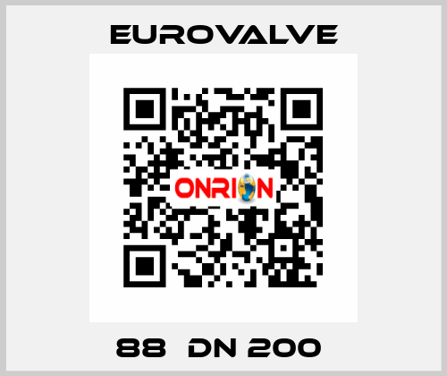 88  DN 200  Eurovalve