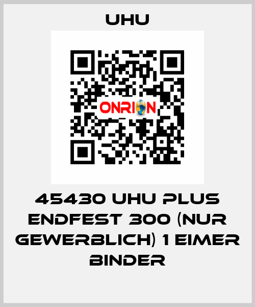 45430 UHU plus endfest 300 (NUR GEWERBLICH) 1 Eimer Binder UHU