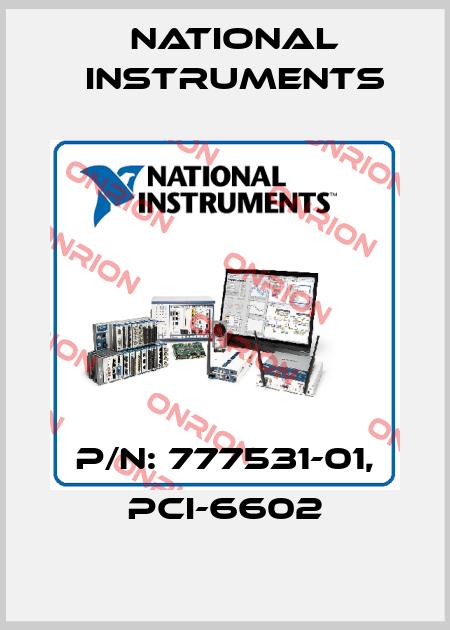 P/N: 777531-01, PCI-6602 National Instruments