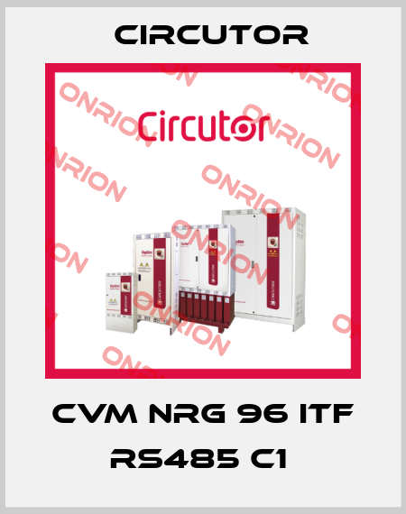 CVM NRG 96 ITF RS485 C1  Circutor