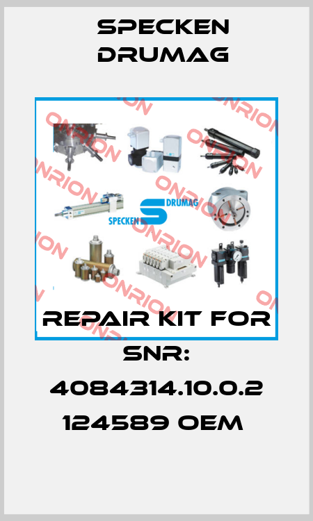Repair Kit For SNR: 4084314.10.0.2 124589 oem  Specken Drumag