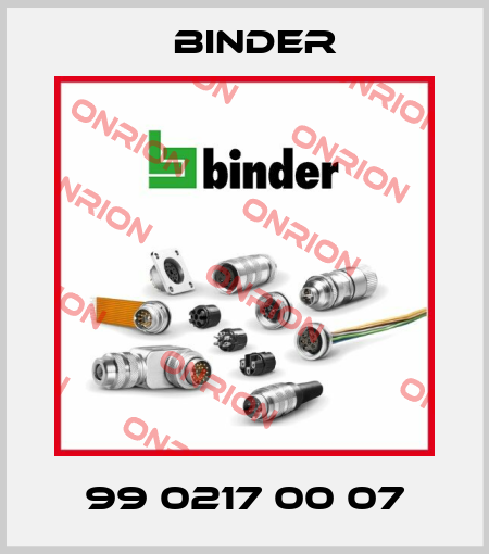 99 0217 00 07 Binder