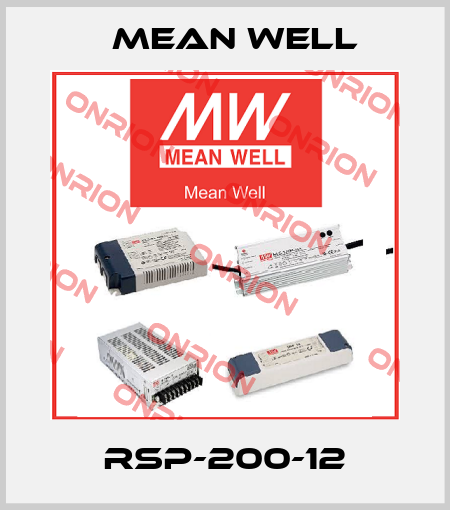 RSP-200-12 Mean Well