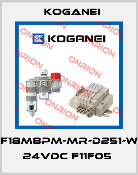 F18M8PM-MR-D251-W 24VDC F11F05  Koganei