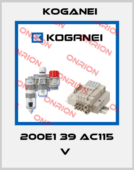 200E1 39 AC115 V  Koganei