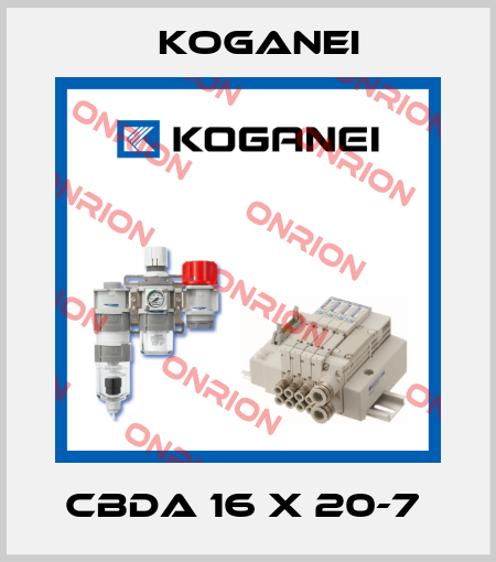 CBDA 16 X 20-7  Koganei