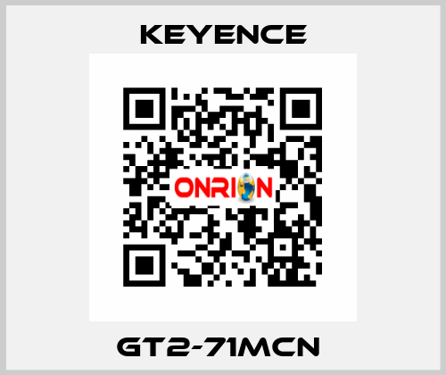 GT2-71MCN  Keyence