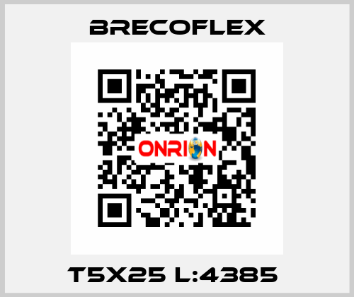 T5X25 L:4385  Brecoflex