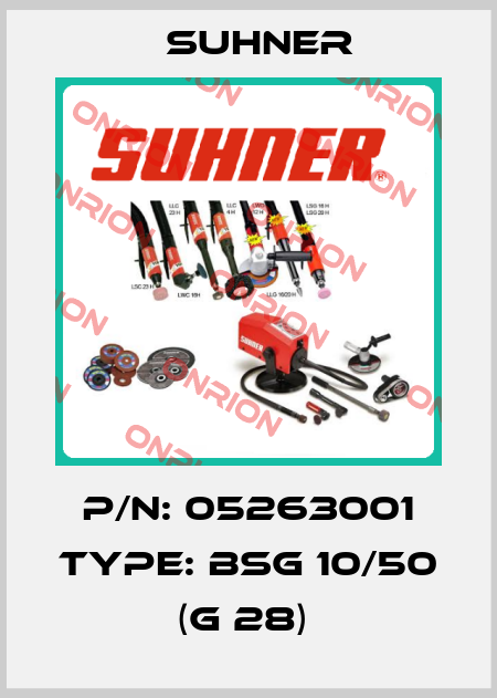 P/N: 05263001 Type: BSG 10/50 (G 28)  Suhner