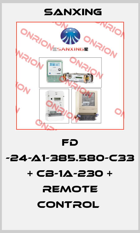 FD -24-A1-385.580-C33 + CB-1A-230 + remote control  Sanxing