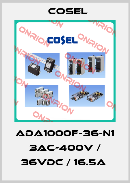 ADA1000F-36-N1 3AC-400V / 36VDC / 16.5A  Cosel