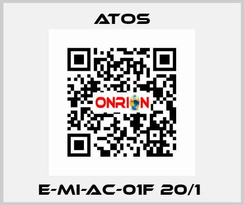 E-MI-AC-01F 20/1  Atos