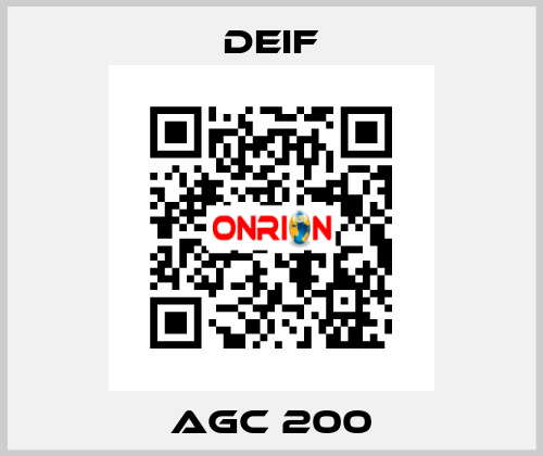 AGC 200 Deif