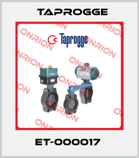 ET-000017  Taprogge
