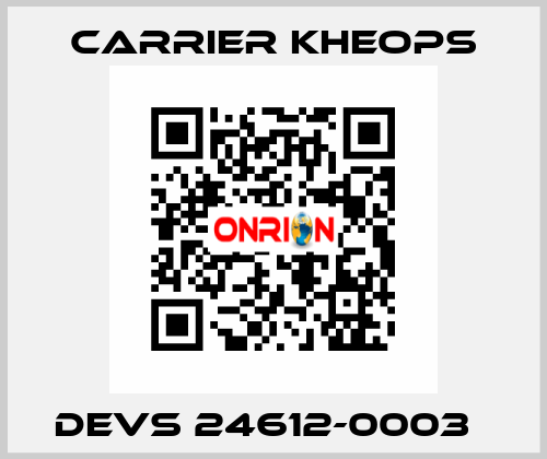 DEVS 24612-0003   Carrier Kheops