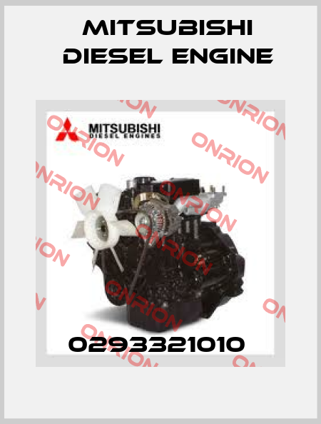 0293321010  Mitsubishi Diesel Engine
