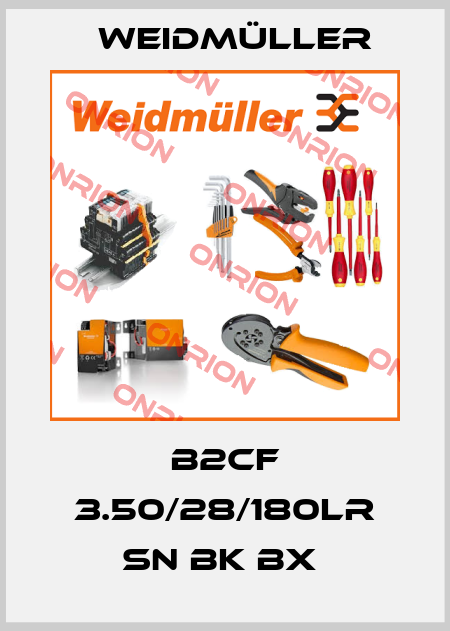 B2CF 3.50/28/180LR SN BK BX  Weidmüller