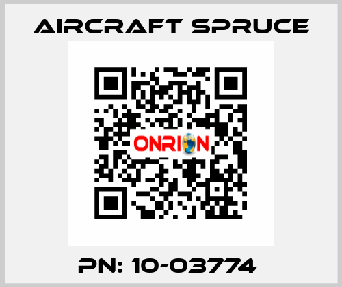 PN: 10-03774  Aircraft Spruce