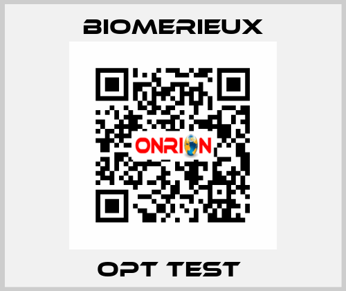 OPT test  Biomerieux