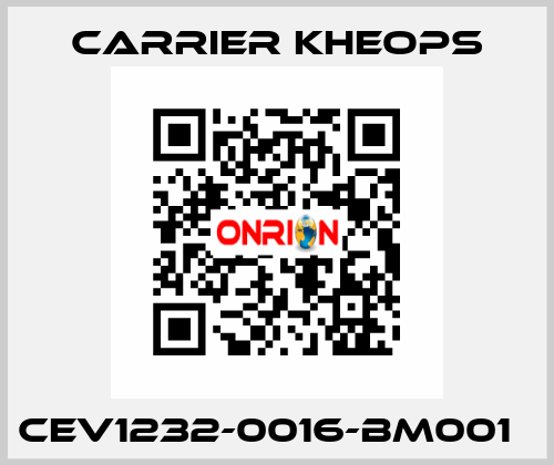 CEV1232-0016-BM001   Carrier Kheops