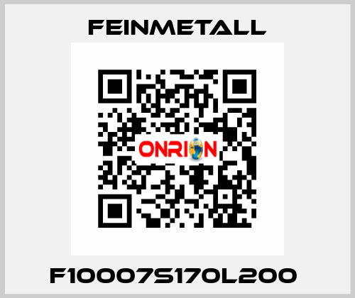 F10007S170L200  FEINMETALL