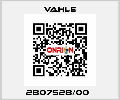 2807528/00   Vahle