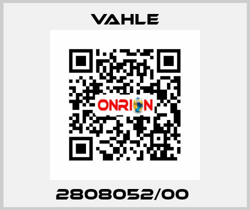 2808052/00  Vahle