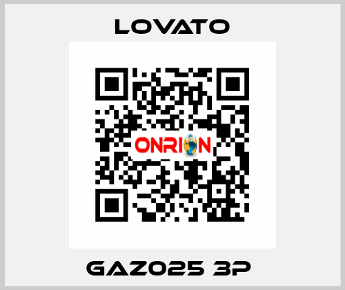 GAZ025 3P  Lovato