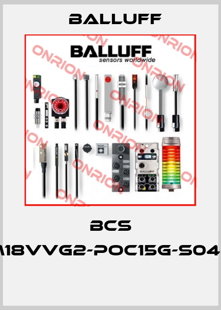 BCS M18VVG2-POC15G-S04G  Balluff
