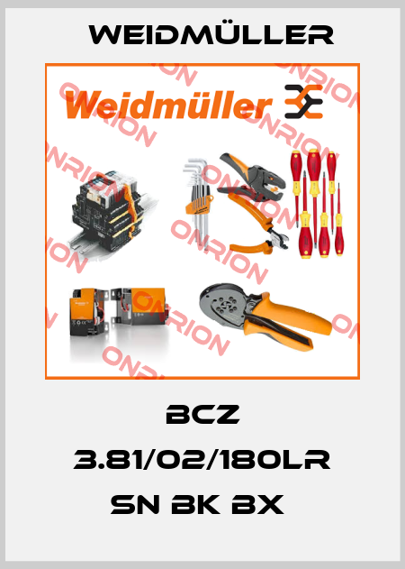 BCZ 3.81/02/180LR SN BK BX  Weidmüller
