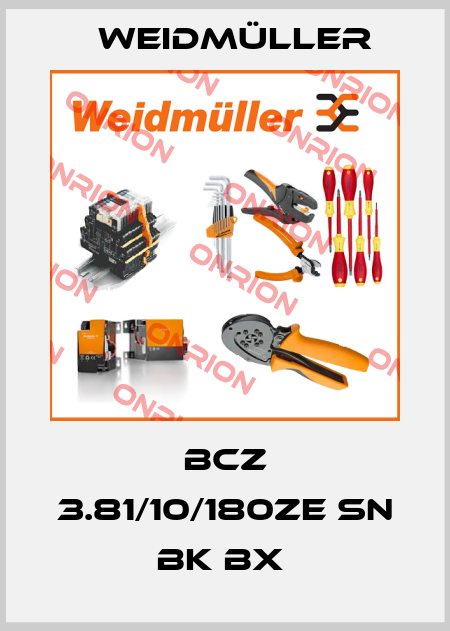 BCZ 3.81/10/180ZE SN BK BX  Weidmüller
