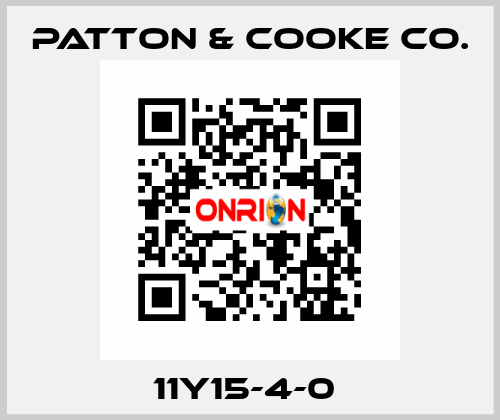 11Y15-4-0  Patton & Cooke Co.