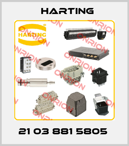 21 03 881 5805  Harting