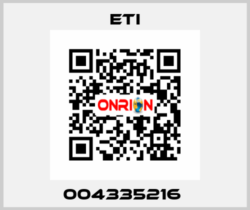 004335216  Eti