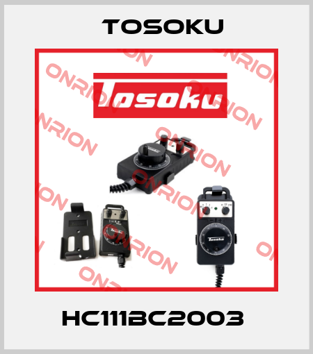 HC111BC2003  TOSOKU