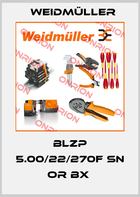 BLZP 5.00/22/270F SN OR BX  Weidmüller