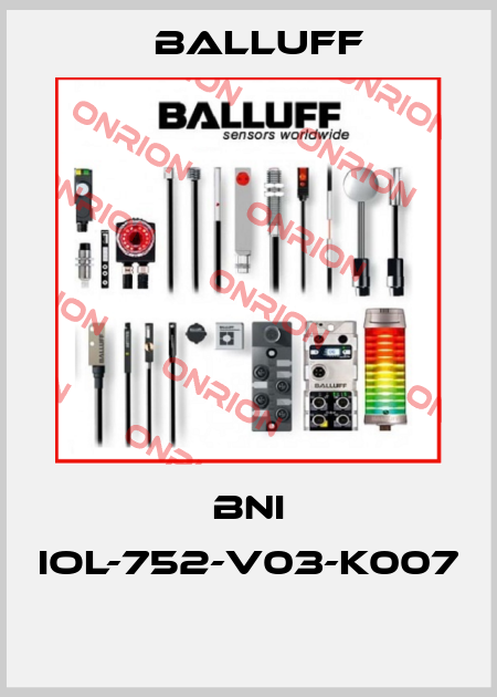 BNI IOL-752-V03-K007  Balluff
