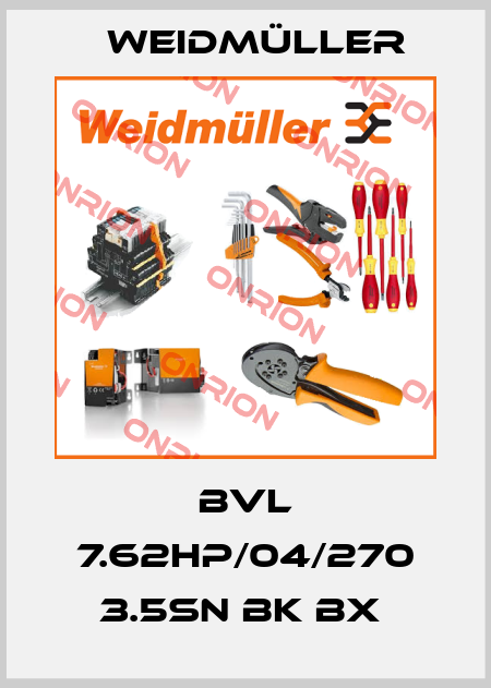 BVL 7.62HP/04/270 3.5SN BK BX  Weidmüller